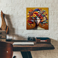 Hair Day by Rey Klimt - 12x12 acrylic wall art in a room