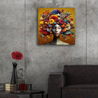 Hair Day by Rey Klimt - 24x24 acrylic wall art in a room