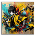 Katana Warrior 1 by Rey Klimt acrylic glass wall art