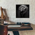 Lion Thoughts 2 by Rey Klimt - 12x12 acrylic wall art in a room