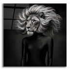 Lion Thoughts 2 by Rey Klimt acrylic glass wall art