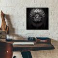 Lion Thoughts 3 by Rey Klimt - 12x12 acrylic wall art in a room