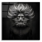 Lion Thoughts 3 by Rey Klimt acrylic glass wall art