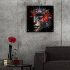 Looking At You 4 by Rey Klimt - 24x24 acrylic wall art in a room