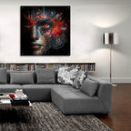 Looking At You 4 by Rey Klimt - 36x36 acrylic wall art in a room
