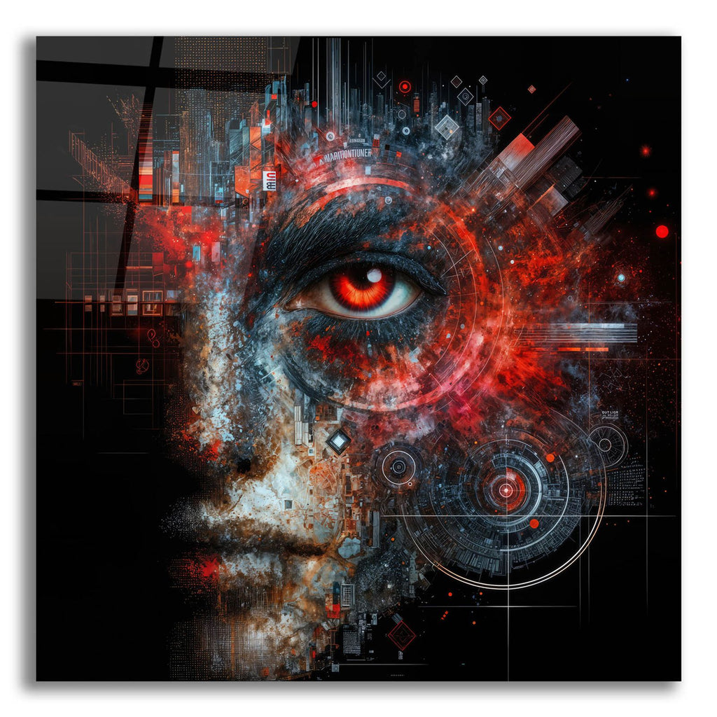 Looking At You 4 by Rey Klimt acrylic glass wall art
