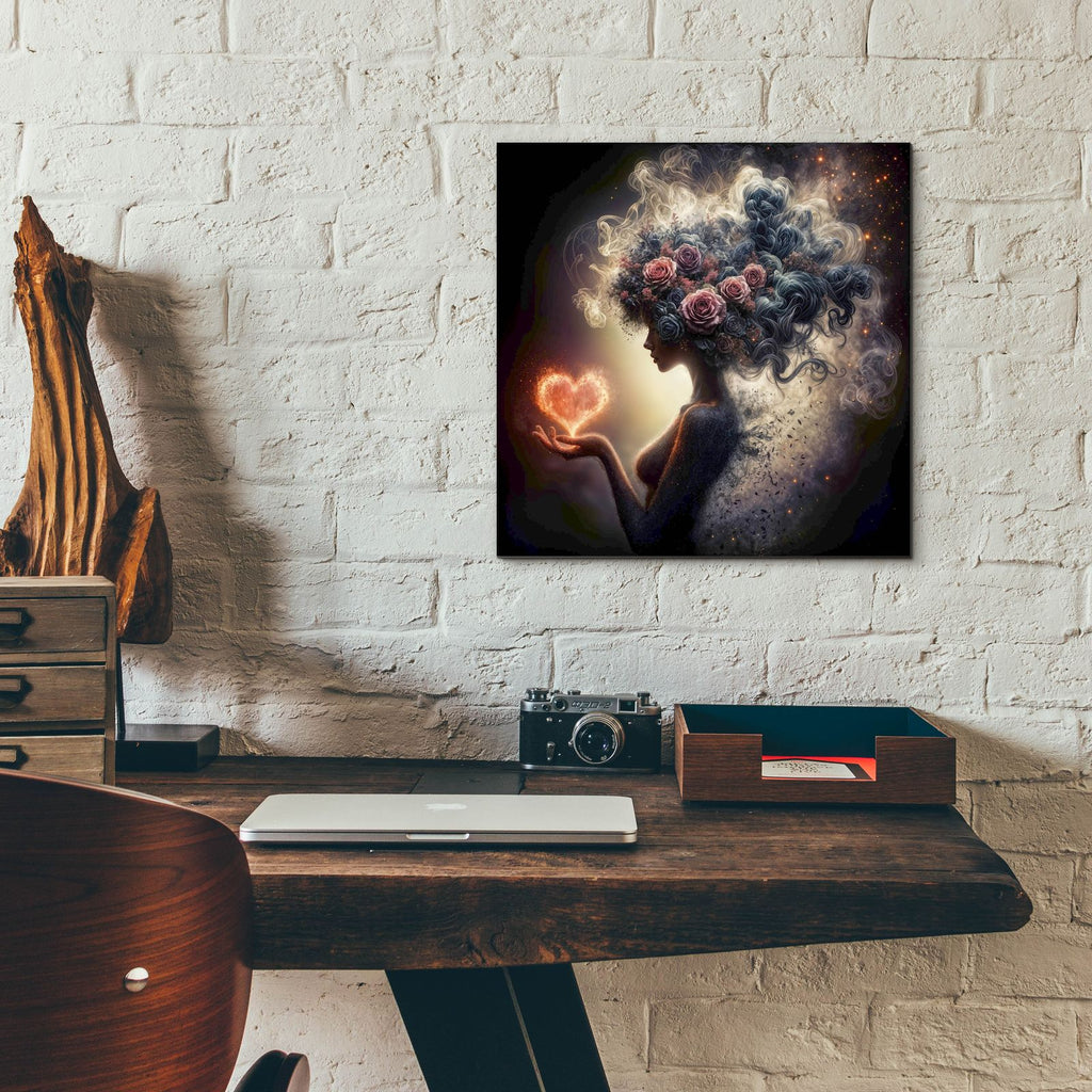 Love And Roses 5 by Rey Klimt - 12x12 acrylic wall art in a room