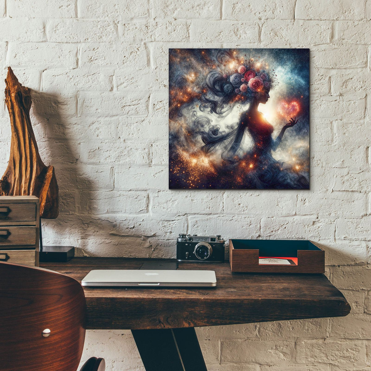 Love And Roses 6 by Rey Klimt - 12x12 acrylic wall art in a room