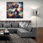Love And Roses 6 by Rey Klimt - 36x36 acrylic wall art in a room