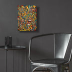 Orchestra Abstract 2 by Rey Klimt - 12x16 acrylic wall art in a room
