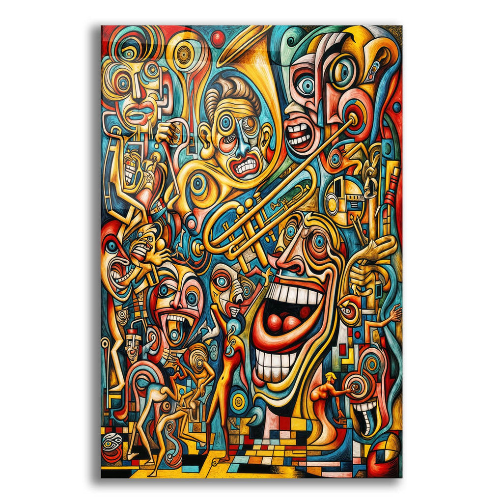 Orchestra Abstract 2 by Rey Klimt acrylic glass wall art