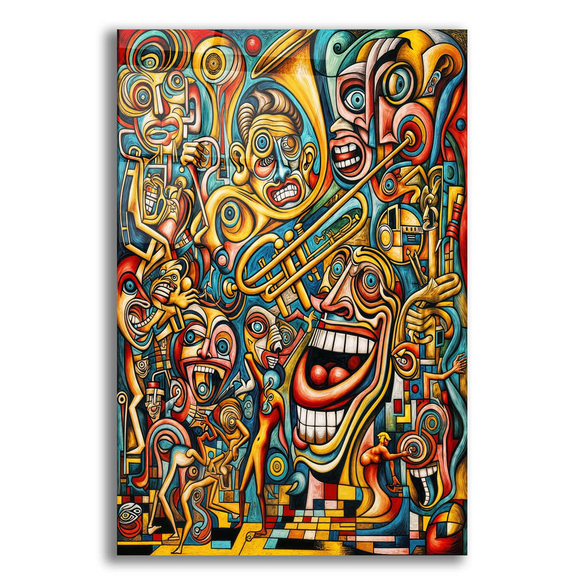 Orchestra Abstract 2 by Rey Klimt acrylic glass wall art