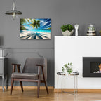Paradise Beach 10 by Rey Klimt - 24x16 acrylic wall art in a room