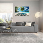 Paradise Beach 10 by Rey Klimt - 36x24 acrylic wall art in a room
