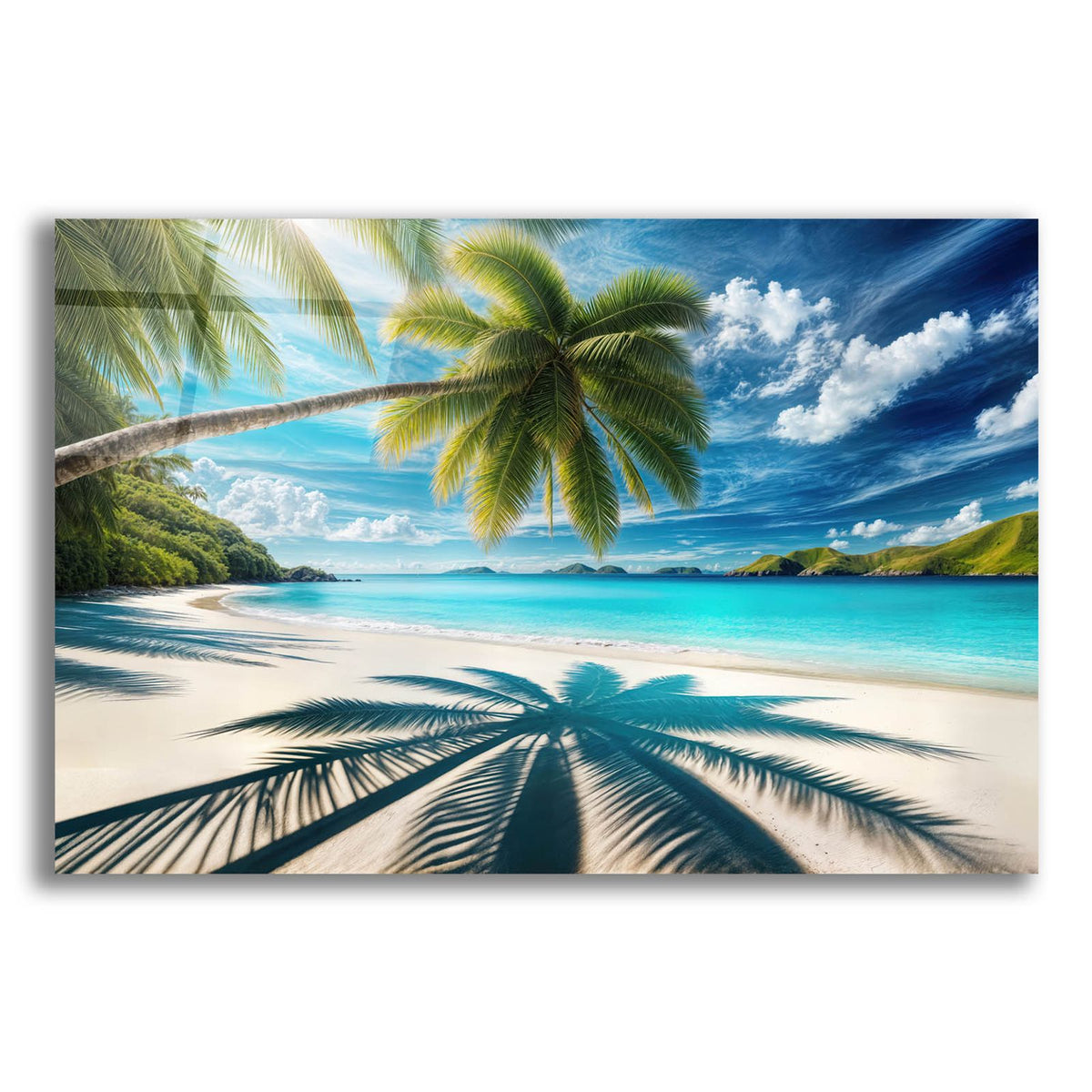 Paradise Beach 10 by Rey Klimt acrylic glass wall art