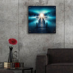 Pier At Sunrise 1 by Rey Klimt - 24x24 acrylic wall art in a room