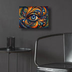 Psychedelic Eye 2 by Rey Klimt - 16x12 acrylic wall art in a room