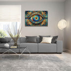 Psychedelic Eye 3 by Rey Klimt - 36x24 acrylic wall art in a room