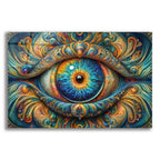 Psychedelic Eye 3 by Rey Klimt acrylic glass wall art