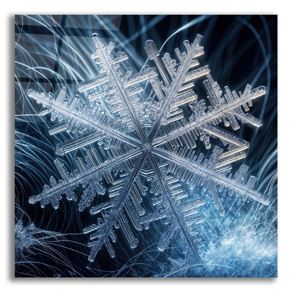 Snowflake 2 by Rey Klimt acrylic glass wall art