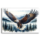 Soaring Bald Eagle 3 by Rey Klimt acrylic glass wall art