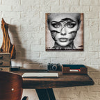 Thinking Of Africa 1 by Rey Klimt - 12x12 acrylic wall art in a room