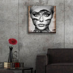 Thinking Of Africa 1 by Rey Klimt - 24x24 acrylic wall art in a room