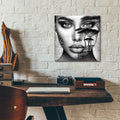 Thinking Of Africa 2 by Rey Klimt - 12x12 acrylic wall art in a room
