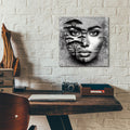 Thinking Of Africa 3 by Rey Klimt - 12x12 acrylic wall art in a room