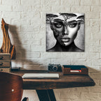 Thinking Of Africa 5 by Rey Klimt - 12x12 acrylic wall art in a room