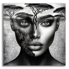 Thinking Of Africa 5 by Rey Klimt acrylic glass wall art