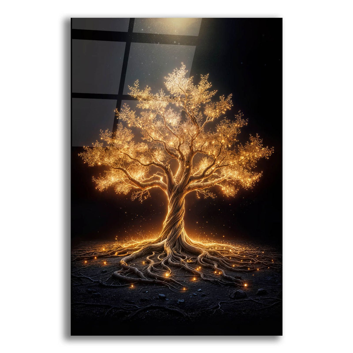 Tree Glow 3 by Rey Klimt acrylic glass wall art