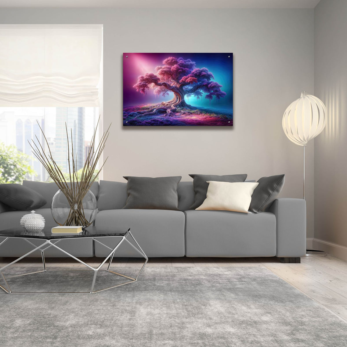 Tree Of Life 1 by Rey Klimt - 36x24 acrylic wall art in a room
