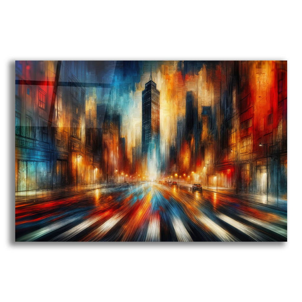 Urban Abstract 5 by Rey Klimt acrylic glass wall art