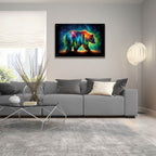 Vibrant Bear 2 by Rey Klimt - 36x24 acrylic wall art in a room