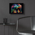 Vibrant Bear 4 by Rey Klimt - 16x12 acrylic wall art in a room
