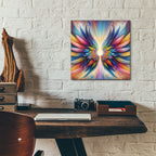Wings Of Light 5 by Rey Klimt - 12x12 acrylic wall art in a room