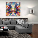 Wings Of Light 5 by Rey Klimt - 36x36 acrylic wall art in a room