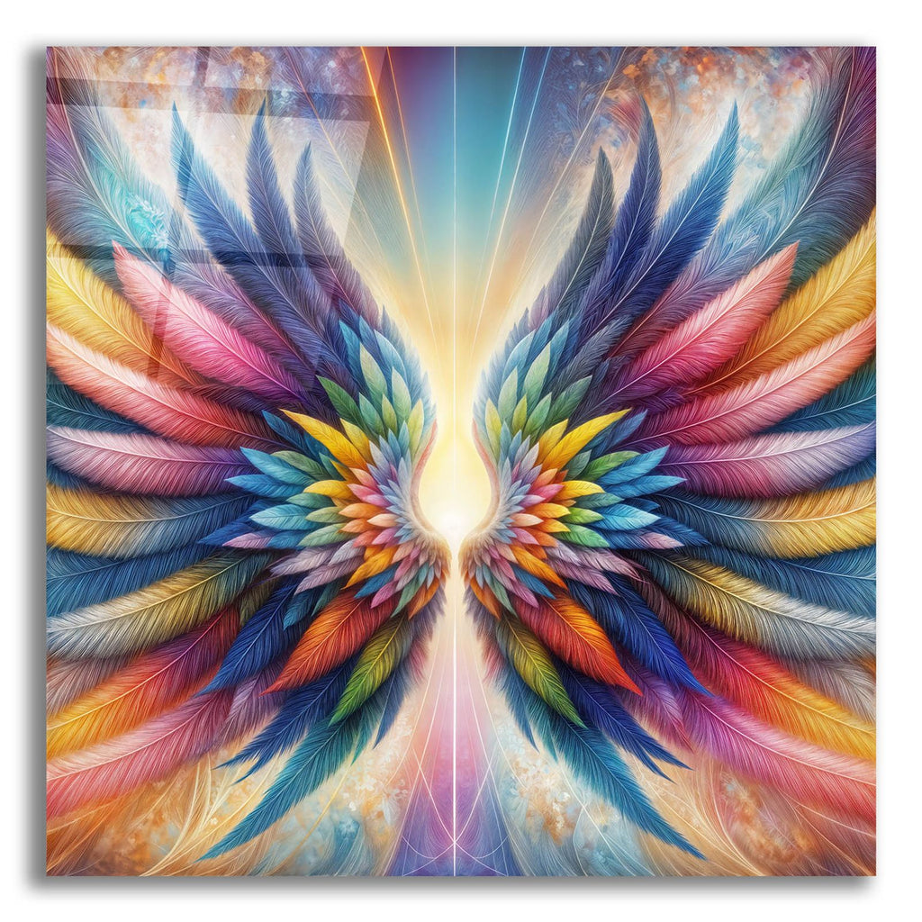 Wings Of Light 5 by Rey Klimt acrylic glass wall art
