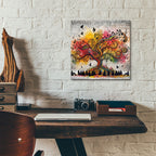 Wisdom Tree 2 by Rey Klimt - 12x12 acrylic wall art in a room