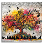 Wisdom Tree 2 by Rey Klimt acrylic glass wall art