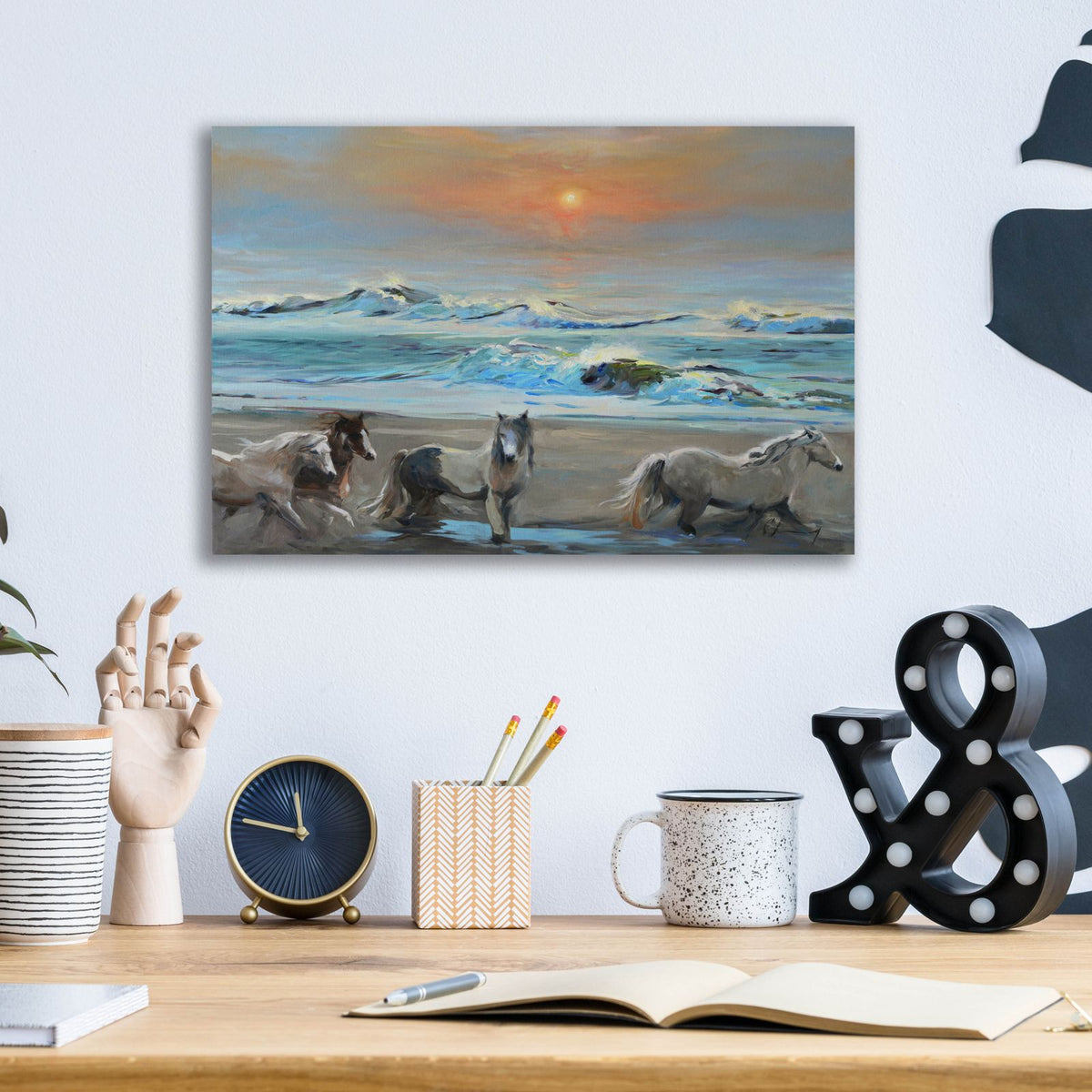 Dawn Passage by Chuck Larivey - 16x12 acrylic wall art in a room