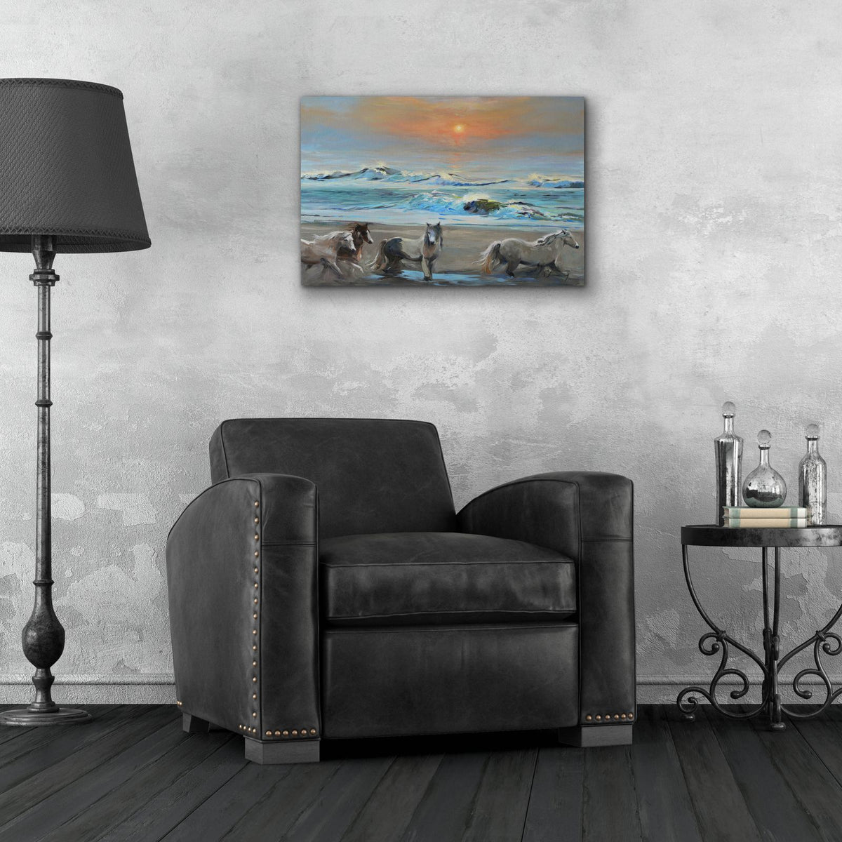 Dawn Passage by Chuck Larivey - 24x16 acrylic wall art in a room