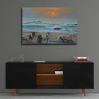 Dawn Passage by Chuck Larivey - 36x24 acrylic wall art in a room