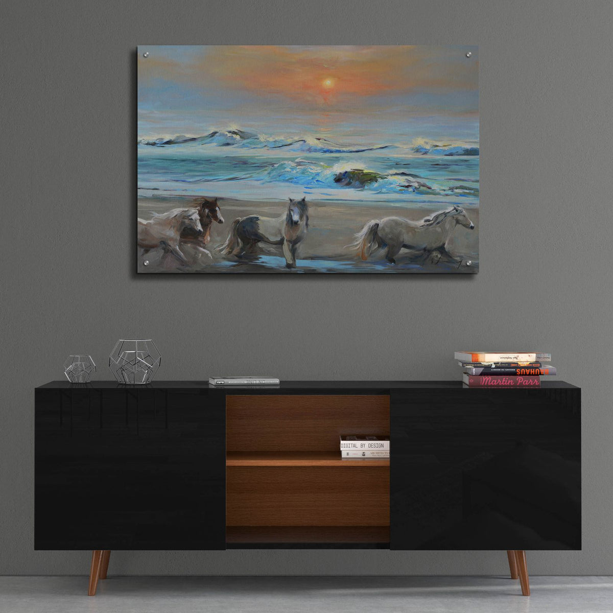 Dawn Passage by Chuck Larivey - 36x24 acrylic wall art in a room