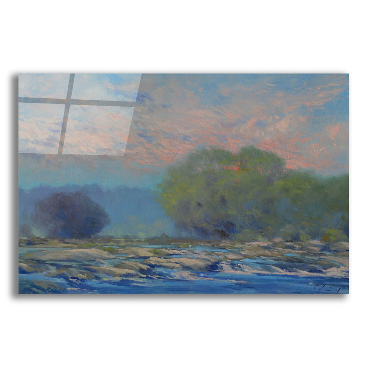 James River From Belle Isle 1 by Chuck Larivey acrylic glass wall art