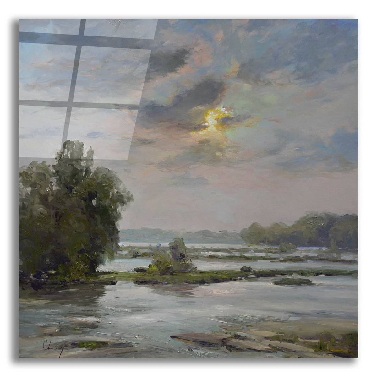 James River From Belle Isle 2 by Chuck Larivey acrylic glass wall art