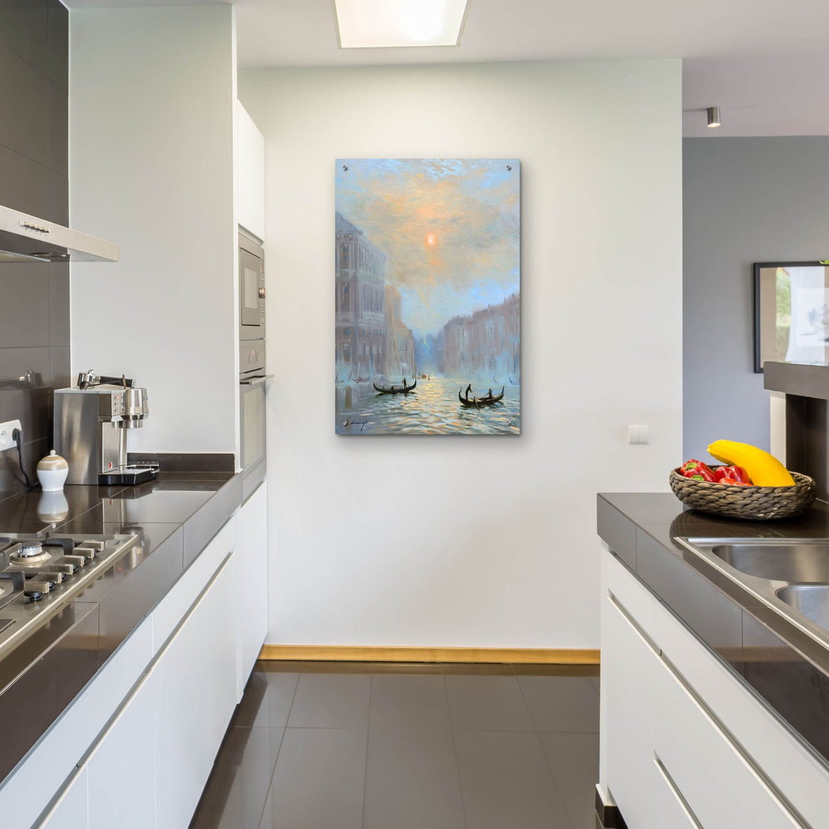 Venice Morning Mist by Chuck Larivey - 24x36 acrylic wall art in a room