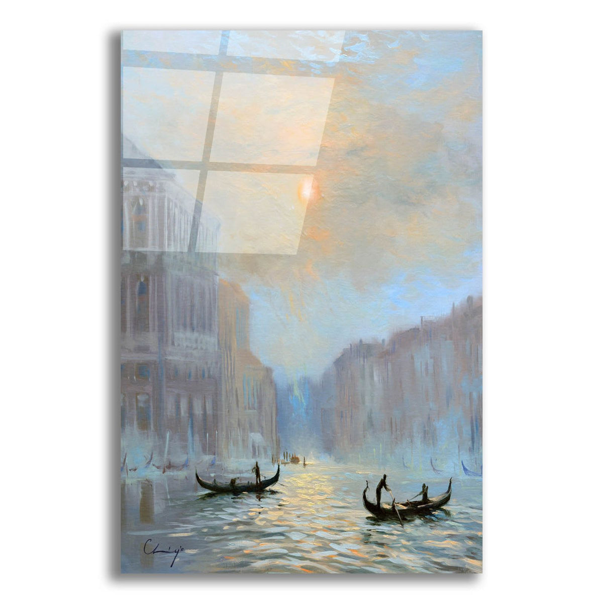 Venice Morning Mist by Chuck Larivey acrylic glass wall art