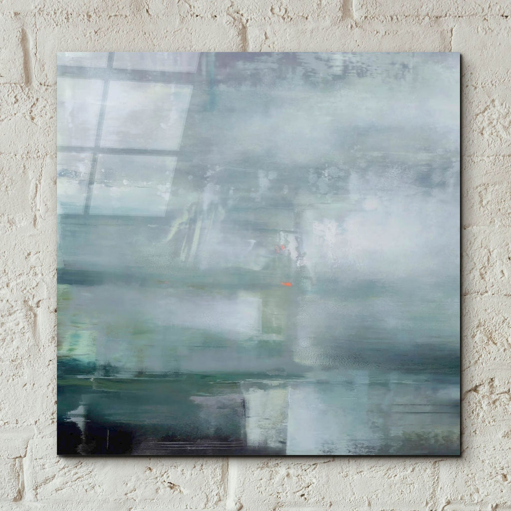 Sailing Azure Bay - Detail by Aondrea H. Maynard - 12x12 acrylic wall art in a room